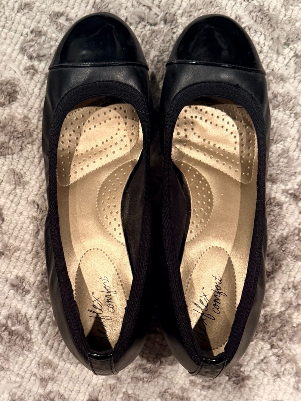 Dex Flex Black Comfort Baby Wedge